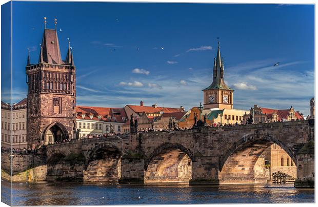 Sunny day in Prague Canvas Print by Sergey Golotvin