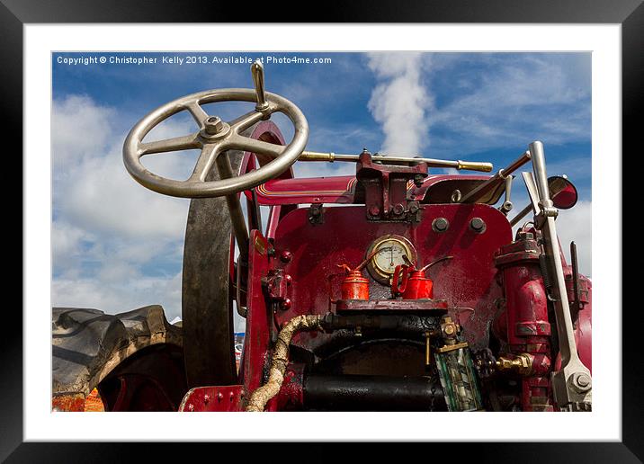 Steam up Framed Mounted Print by Christopher Kelly