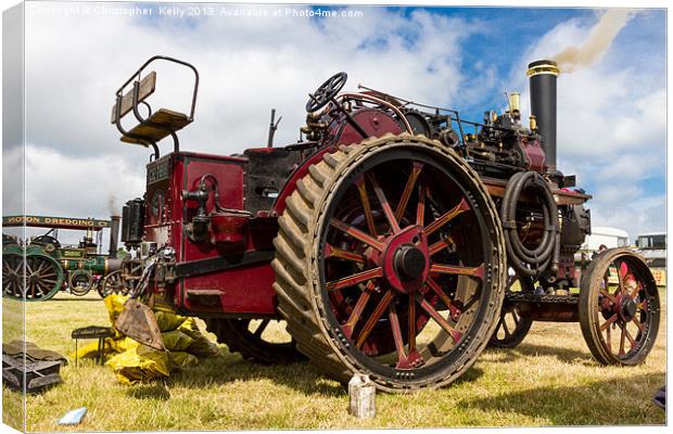 Classic Traction engine Canvas Print by Christopher Kelly