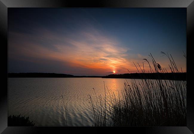 Ladyburn Lake Framed Print by Neil Coleran