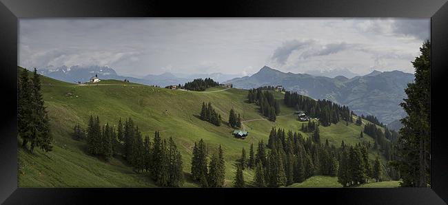 Tyrolean Panorama Framed Print by Nigel Jones