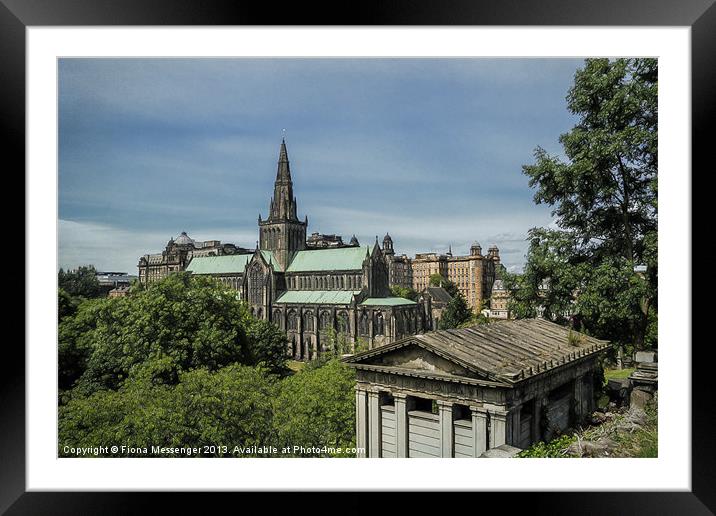 Glasgow Cathedral Framed Mounted Print by Fiona Messenger