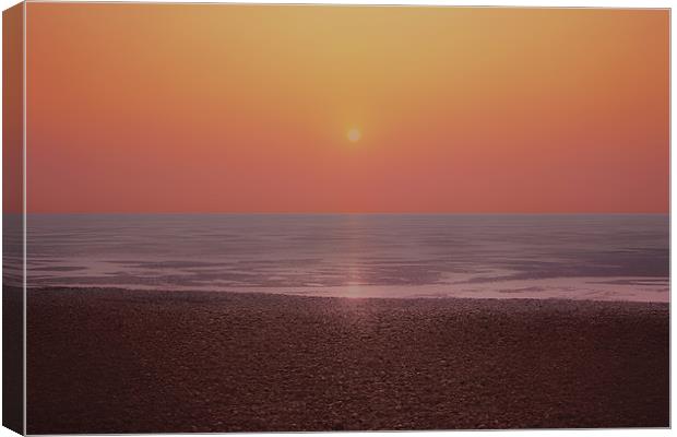 SImply Sun rise Canvas Print by Dean Messenger