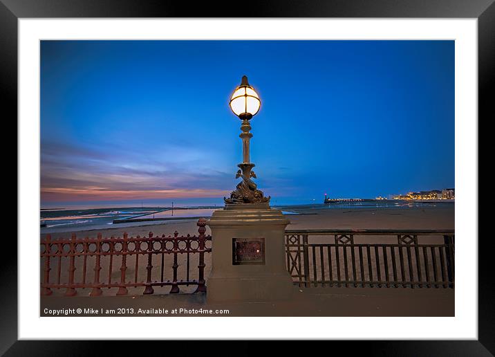 Lamp by the seaside Framed Mounted Print by Thanet Photos