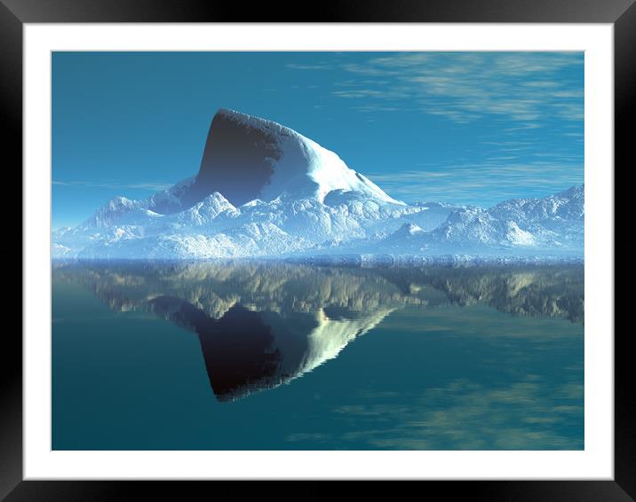 Evening On Orca Mountain Framed Mounted Print by Hugh Fathers
