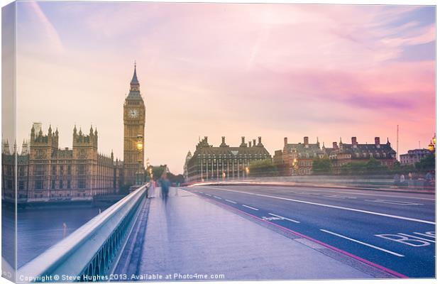 Summer in the City Canvas Print by Steve Hughes