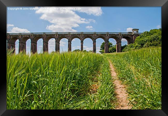 Balcombe Viaduct, The Ouse Valley, sussex. Framed Print by John Morgan