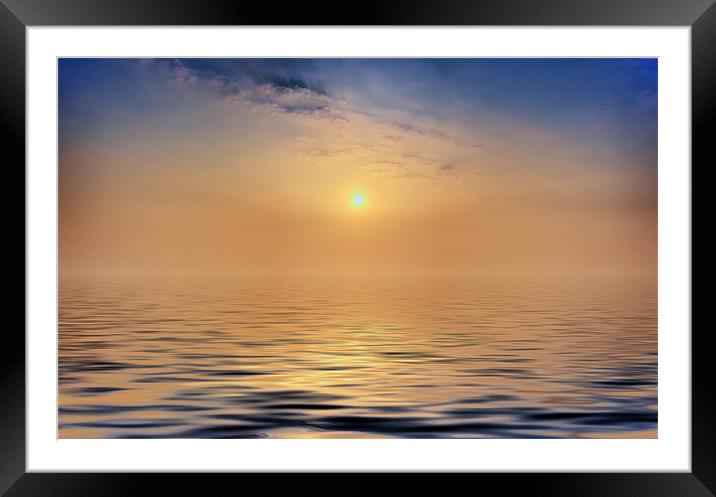 Sunrise Reflections Framed Mounted Print by Dean Messenger