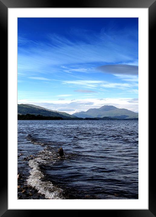 Loch Lomond Framed Mounted Print by Gillian Flett