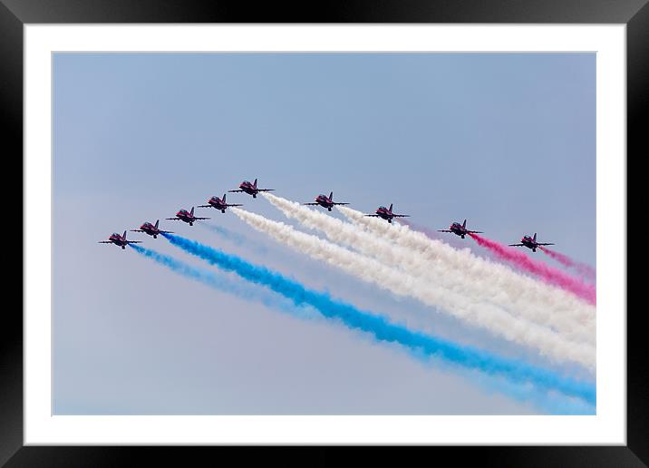 Red Arrows Display Framed Mounted Print by Simon West