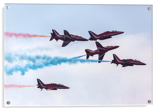 Red Arrows Acrylic by Simon West