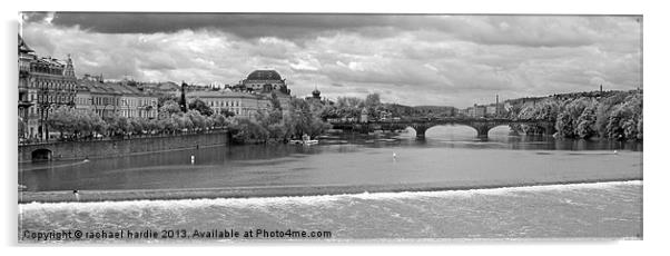 Charles Bridge, Prague Acrylic by rachael hardie