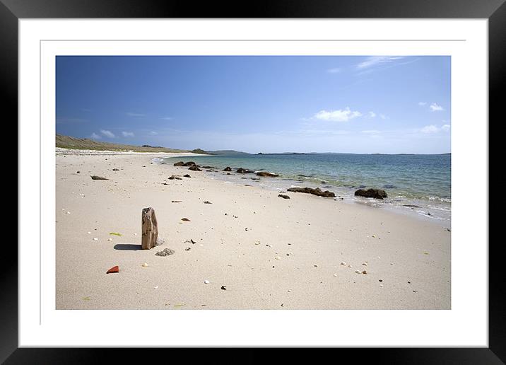 Tresco Framed Mounted Print by Andrew Roland