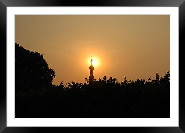 Cairo Sunset Framed Mounted Print by Jonathan Reid