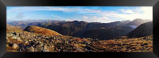 lakeland view Framed Print by eric carpenter