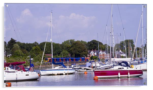 Lymington Hampshire Acrylic by David French