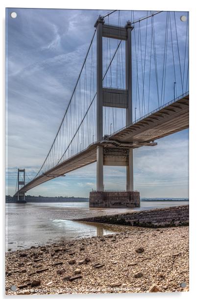 The Severn Bridge Acrylic by David Tinsley