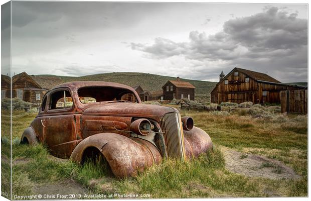1937 Chevrolet Coupe @ Bodieq Canvas Print by Chris Frost