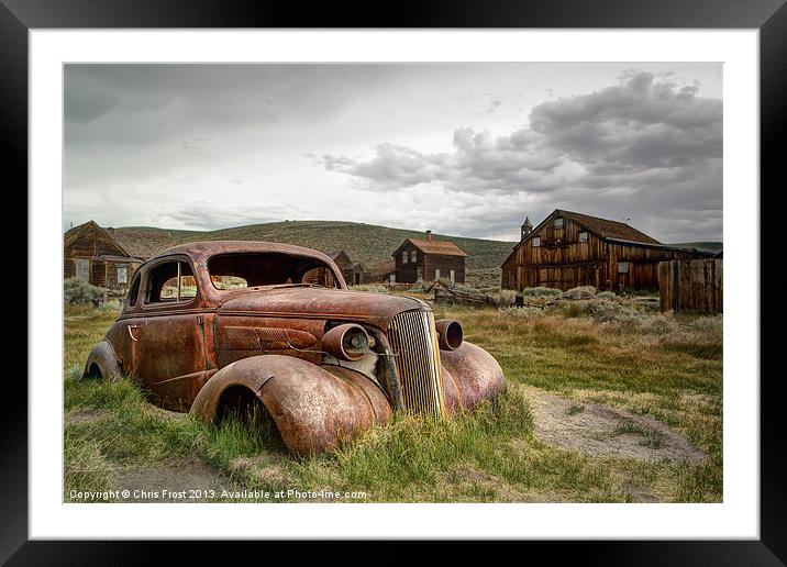 1937 Chevrolet Coupe @ Bodieq Framed Mounted Print by Chris Frost