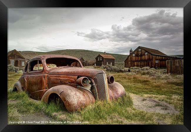 1937 Chevrolet Coupe @ Bodieq Framed Print by Chris Frost