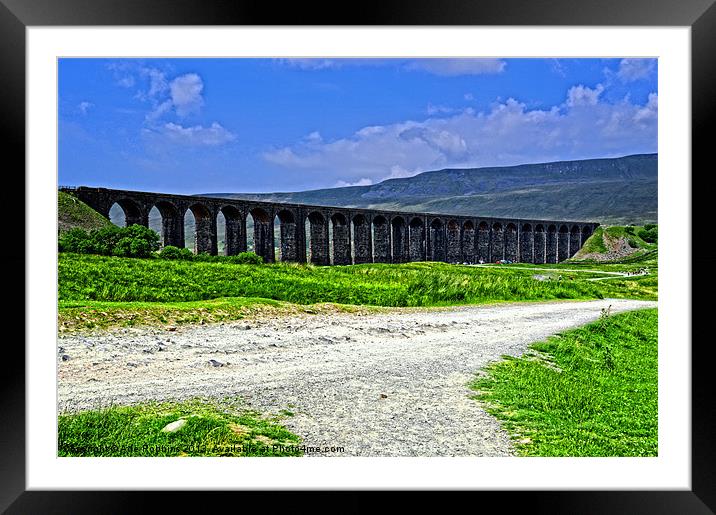 Carlisle To Settle Viaduct Framed Mounted Print by Ade Robbins