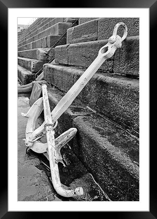 Anchor Away Framed Mounted Print by Peter Lennon