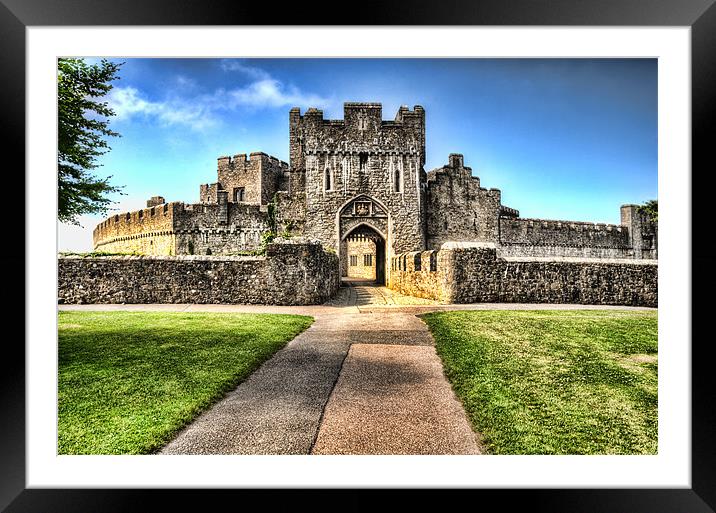St Donats Castle Framed Mounted Print by Steve Purnell