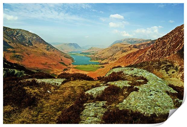 Buttermere view Print by eric carpenter