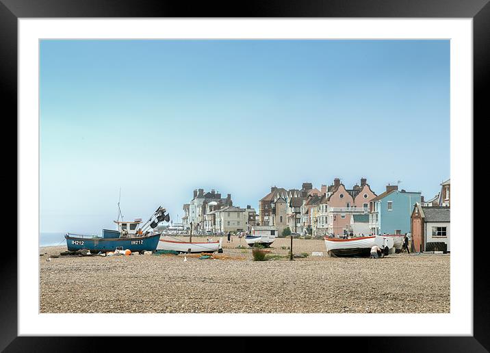 Aldeburgh Beach Framed Mounted Print by Stephen Mole