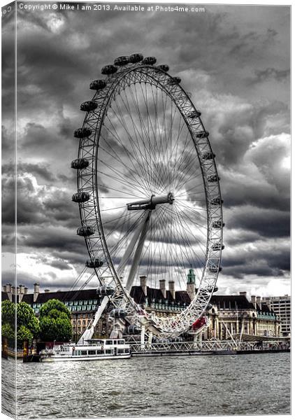 London Eye Canvas Print by Thanet Photos