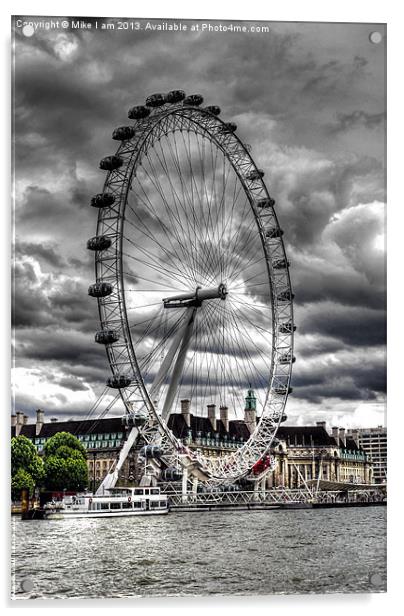 London Eye Acrylic by Thanet Photos