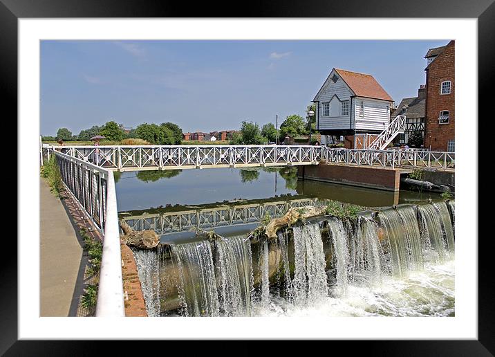 Abbey Mill and Weir Framed Mounted Print by Tony Murtagh