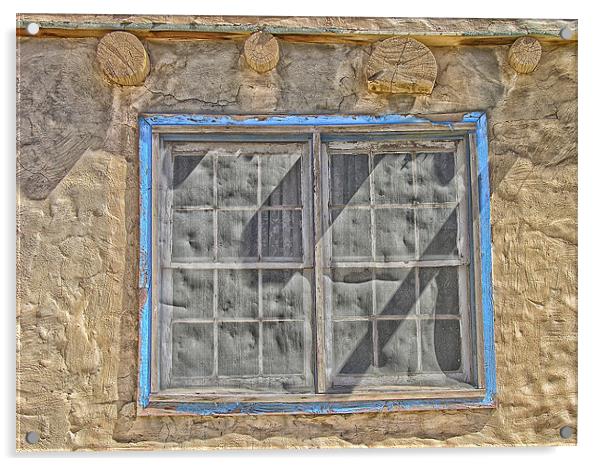 Adobe Window Acrylic by Mary Lane