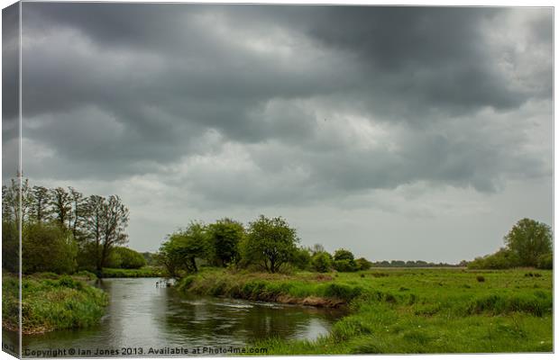 River Avon in Dorset Canvas Print by Ian Jones