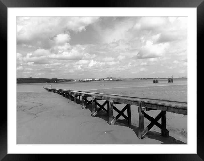 Launching Ramp Framed Mounted Print by Colin Richards
