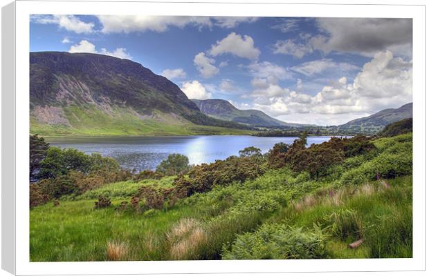 Crummock Water Canvas Print by Andrew Roland