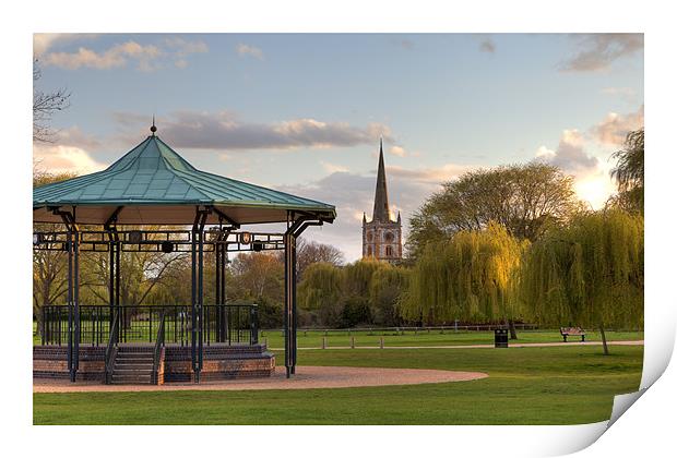 Stratford upon Avon Print by Andrew Roland