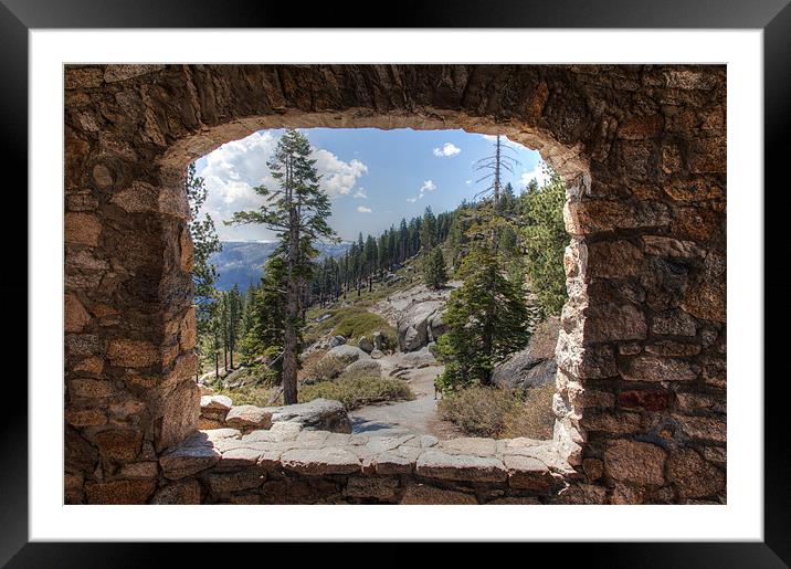 Yosemite National  Park Framed Mounted Print by Gail Johnson