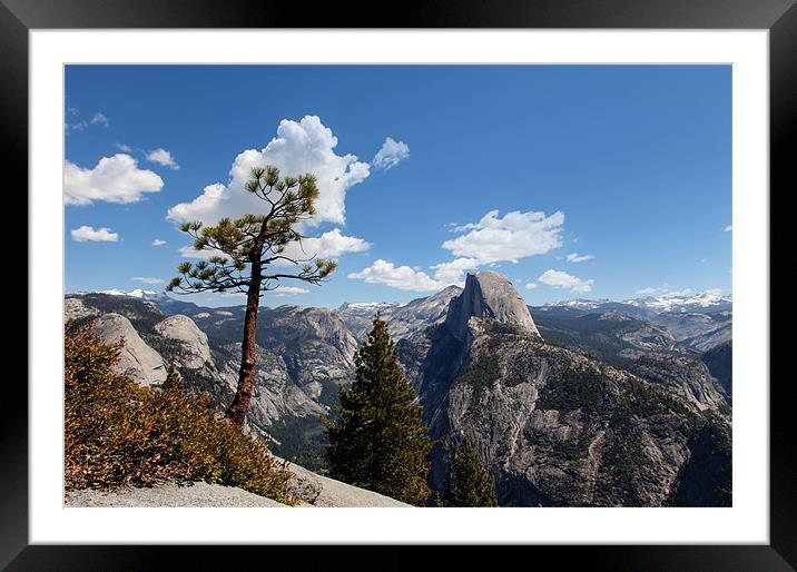 Half dome Framed Mounted Print by Gail Johnson
