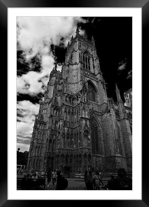 York Minster Framed Mounted Print by David Pacey