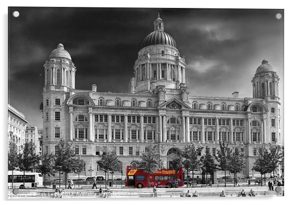 Port of Liverpool building Acrylic by Rob Lester