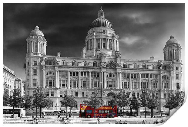 Port of Liverpool building Print by Rob Lester