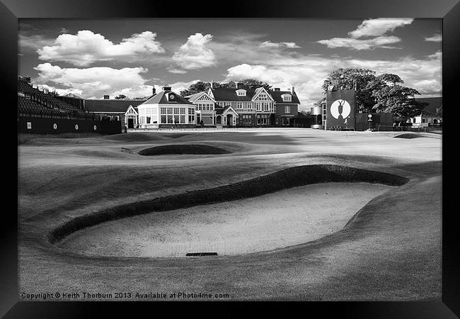 18th Green Muirfield Golf Club Framed Print by Keith Thorburn EFIAP/b
