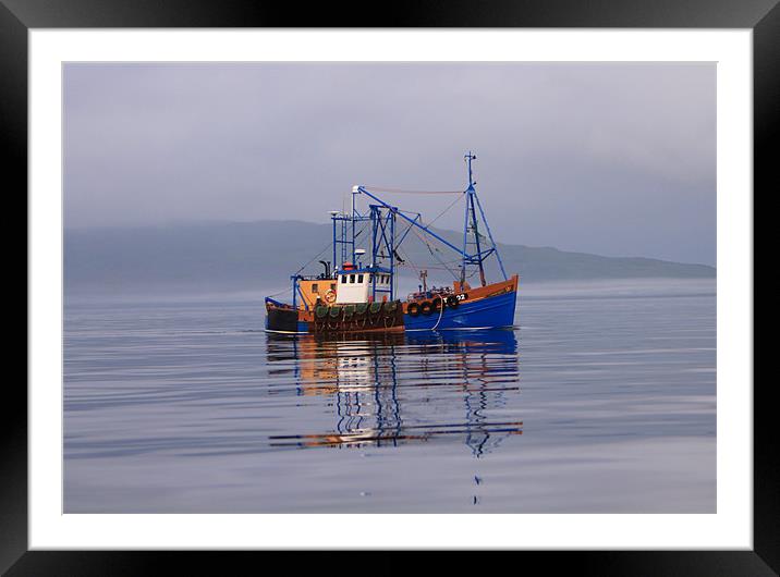 Fishing boat Framed Mounted Print by James Marsden