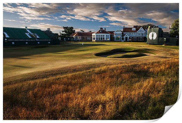 18th Green Muirfield Golf Club Print by Keith Thorburn EFIAP/b
