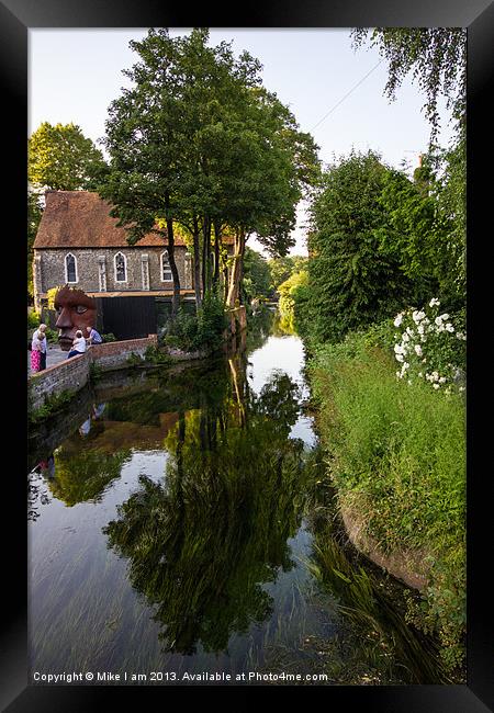 River Stour, Canterbury Framed Print by Thanet Photos