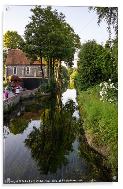 River Stour, Canterbury Acrylic by Thanet Photos