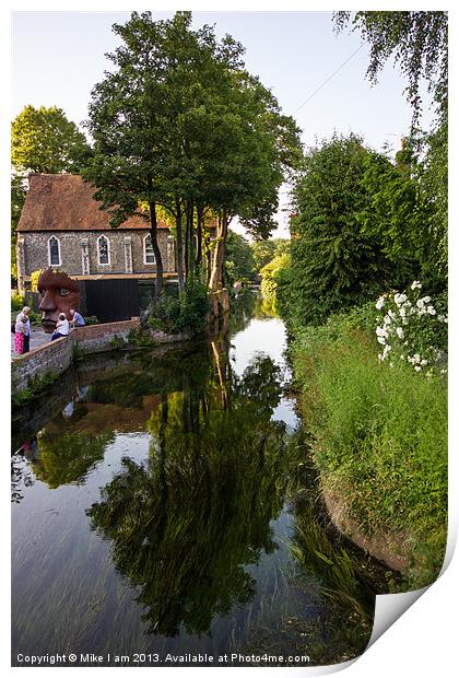 River Stour, Canterbury Print by Thanet Photos