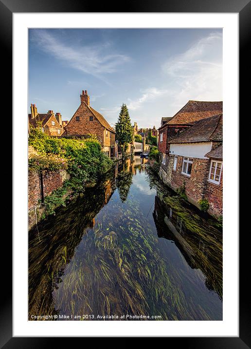 River stour Canterbury Framed Mounted Print by Thanet Photos