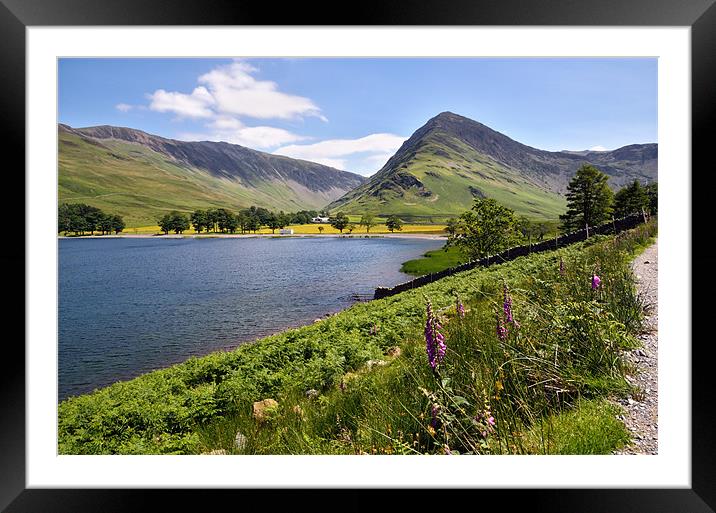 Buttermere Views Lake District Framed Mounted Print by Gary Kenyon